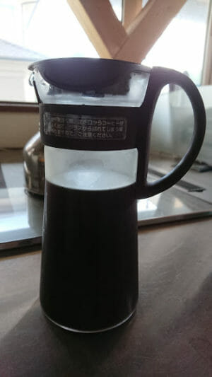 水出しコーヒーの作り方２－出来上がりました。