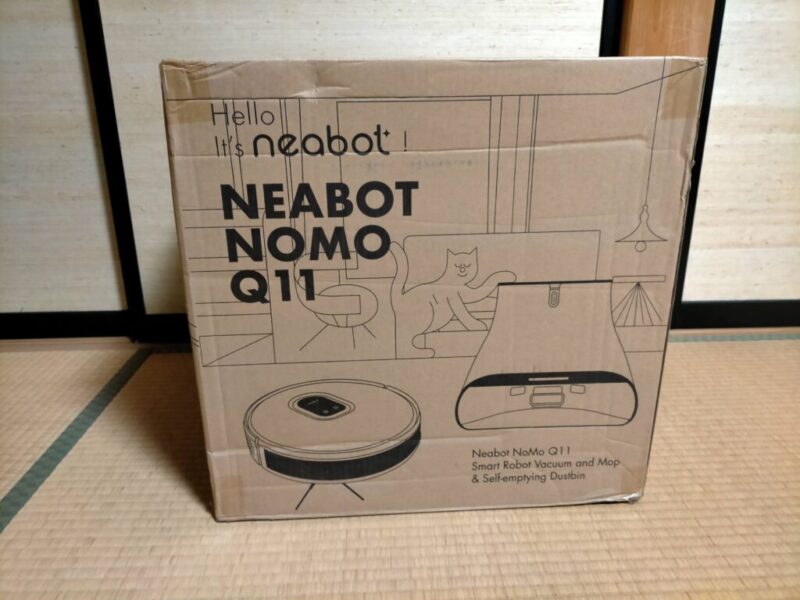 【Neabot NoMo Q11レビュー】水拭きもゴミ収集も全自動のロボット掃除機│ノリモブ
